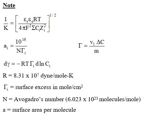 Solved 2) At 0.01 M NaCl, the Debye length in water under | Chegg.com