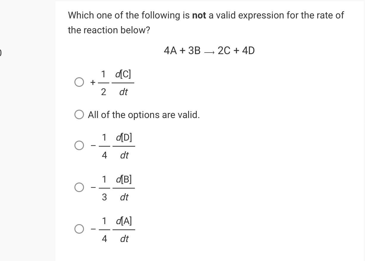 Solved Which One Of The Following Is Not A Valid Expression | Chegg.com