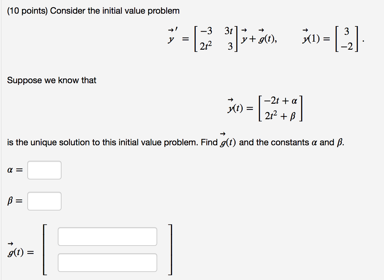 Solved Consider The Initial Value Problem 𝑦 32𝑡23𝑡3 Chegg Com