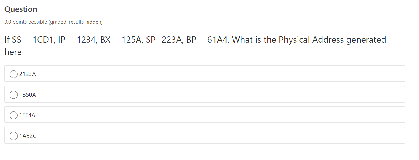 Solved please choose the correct answer.Please solve faster | Chegg.com