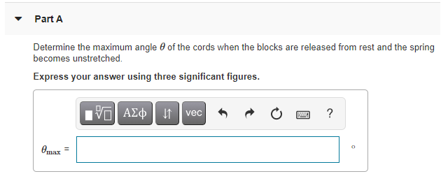 Solved The Two Blocks A And B Each Have A Mass Of 5 Kg And | Chegg.com