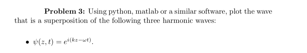 Solved Problem 3: Using python, matlab or a similar | Chegg.com