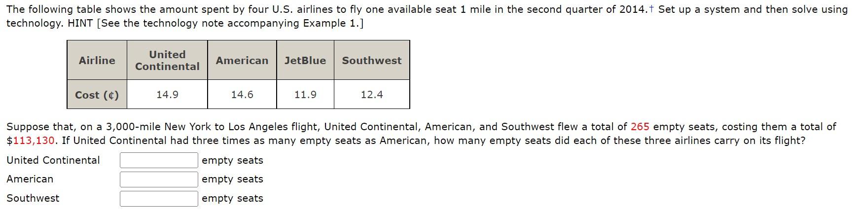 Solved Suppose that, on a 3,000-mile New York to Los Angeles 