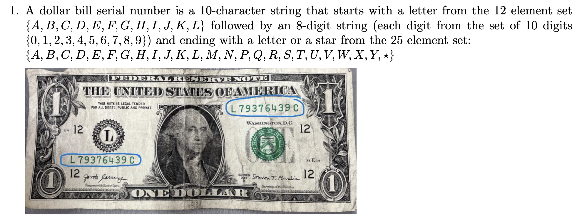 2 dollar bill serial number starts with 0