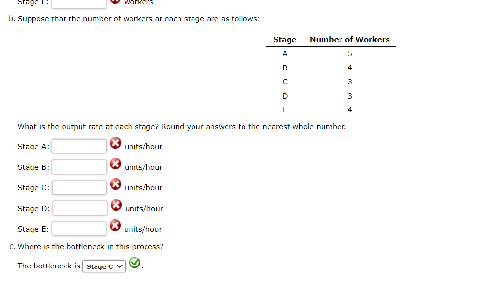 The production process shown below consists of five | Chegg.com