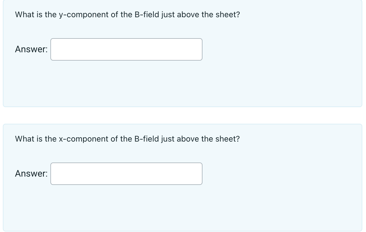Solved a metallic sheet lies on the xy plane carries a chegg