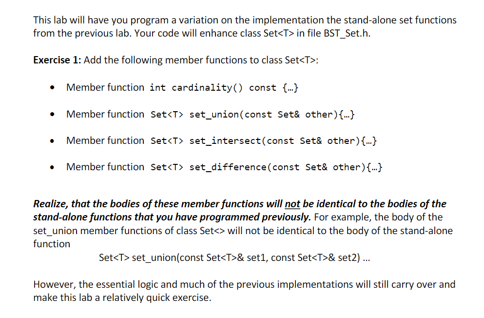 Solved This lab will have you program a variation on the | Chegg.com
