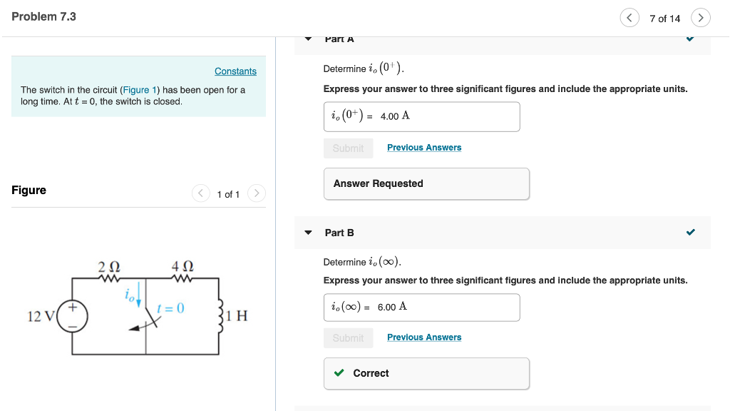 solved-problem-7-3-7-of-14-part-a-determine-io-0-constants-chegg