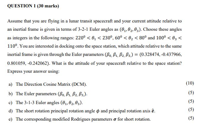 Question 1 30 Marks Assume That You Are Flying I Chegg Com