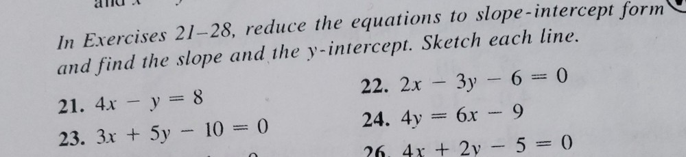 Solved In Exercises 21–28, reduce the equations to | Chegg.com