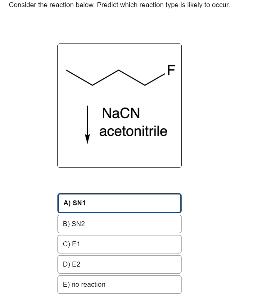 Solved Consider the reaction below. Predict which reaction | Chegg.com