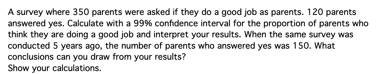 parents are being asked to take part in the survey