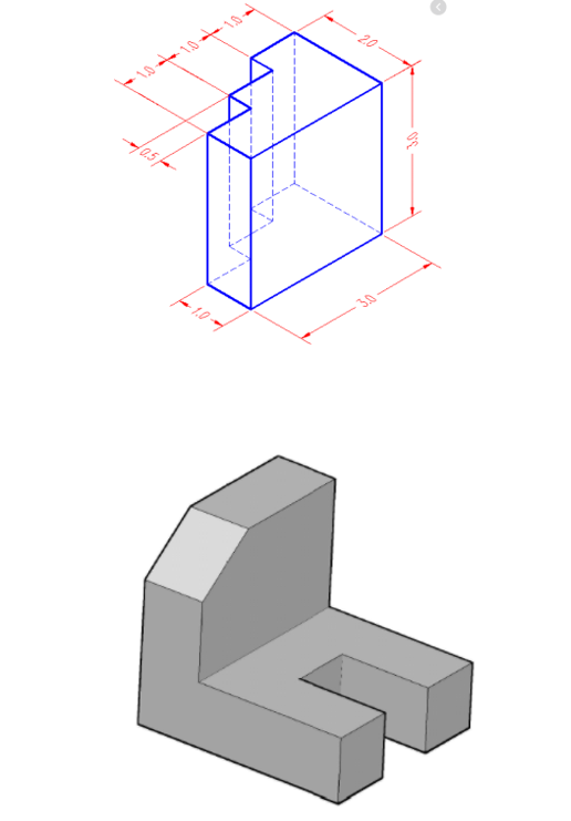 Solved Create 3D model of the following 4 models using Creo. | Chegg.com