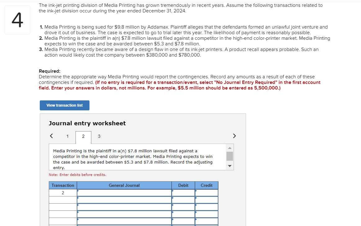Solved The inkjet printing division of Media Printing has