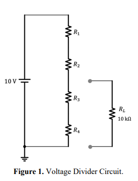 Solved Using a voltage divider circuit is one method to Circuit Diagram