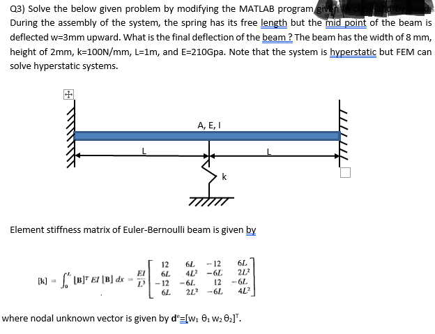 Solved Q3) Solve the below given problem by modifying the | Chegg.com