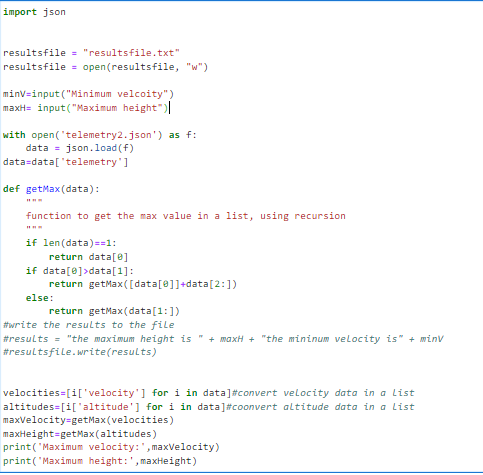 Solved I would like to modify my code below to use minV and | Chegg.com