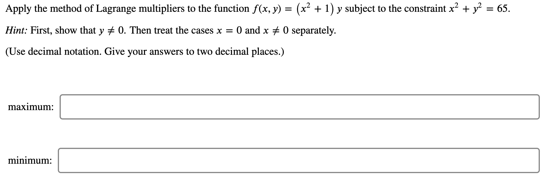 solved-find-the-minimum-and-maximum-values-of-the-function-chegg