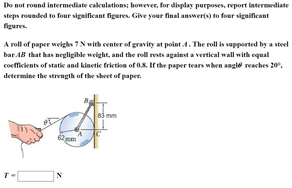 Solved Do not round intermediate calculations; however, for