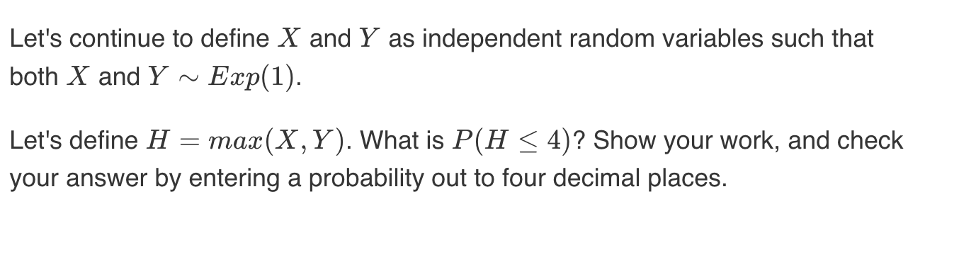 Solved Let X and Y be independent random variables such that | Chegg.com