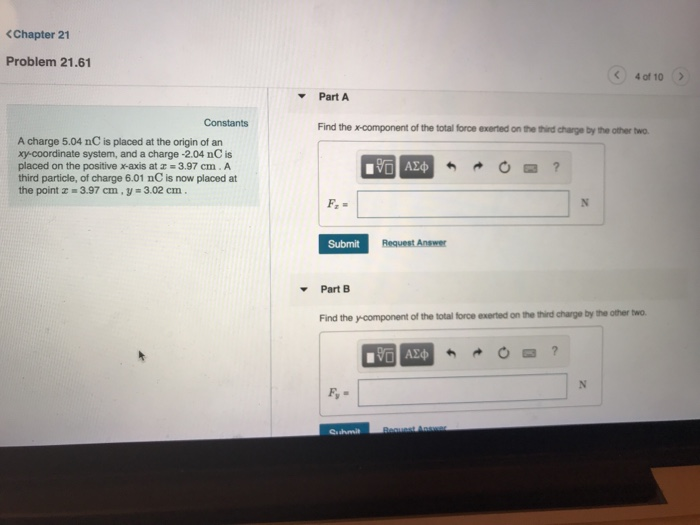 Solved Find the magnitude of the total force acting on the | Chegg.com