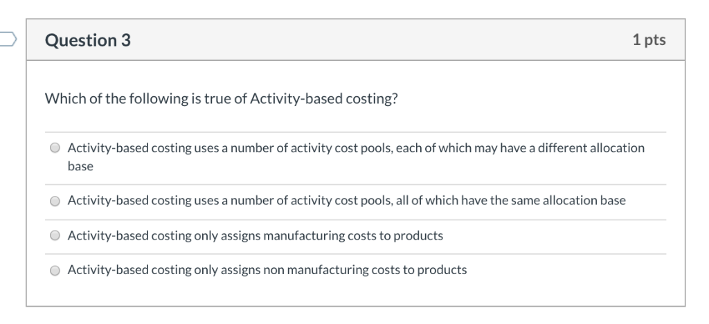 Solved Question 1 1 pts Which of the following is NOT a | Chegg.com