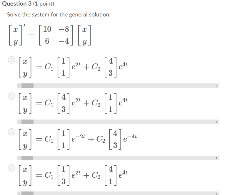 Solved These are differential equation problems. There are 3 | Chegg.com