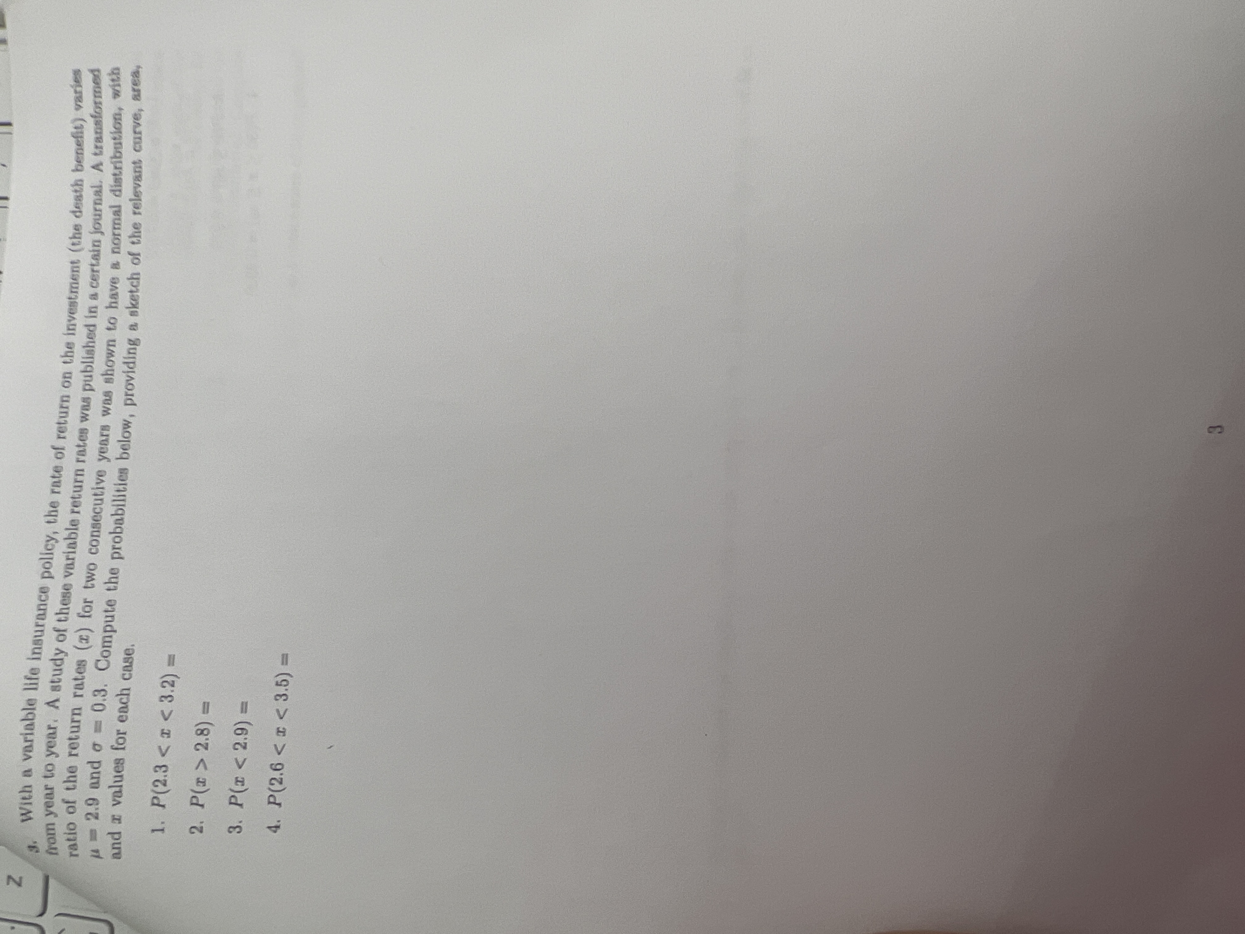 Solved 3. With a variable life insurance policy, the rate of | Chegg.com