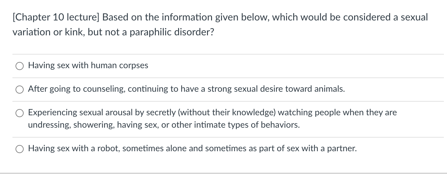 Solved Chapter 10 lecture Based on the information given Chegg