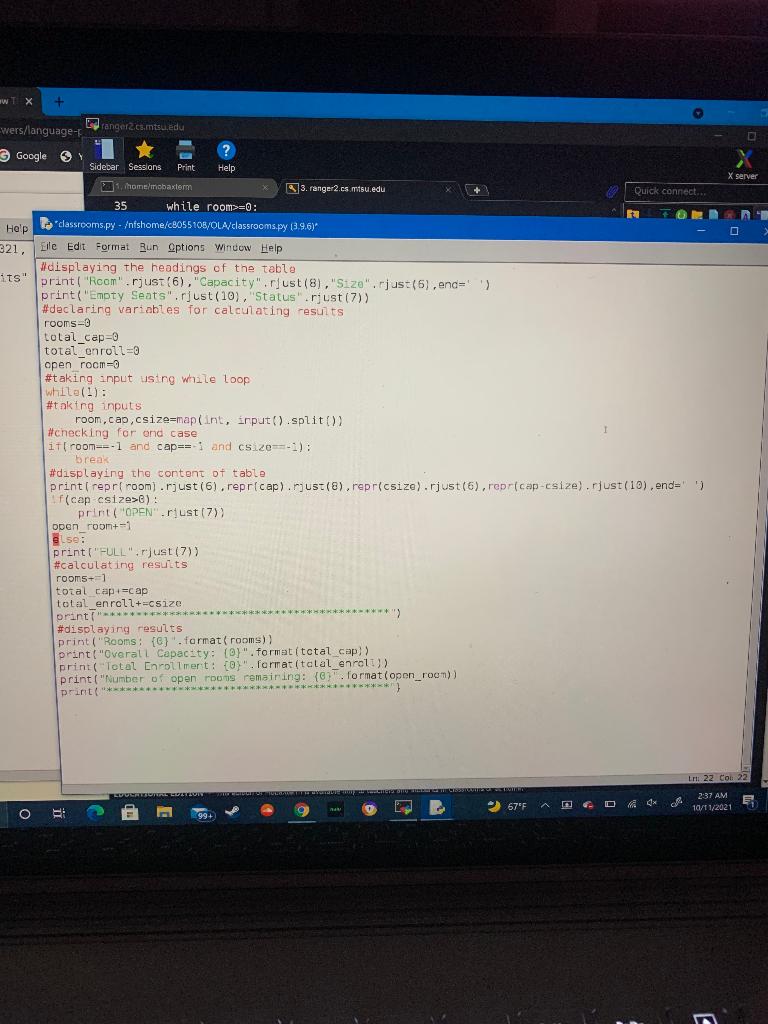 Solved At line 21 where the else is I keep getting a | Chegg.com