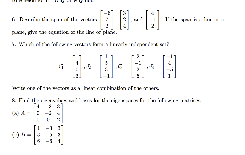 Solved LU MIUI IUIIII! WHY UI WIIY HUL! 6. Describe the span | Chegg.com