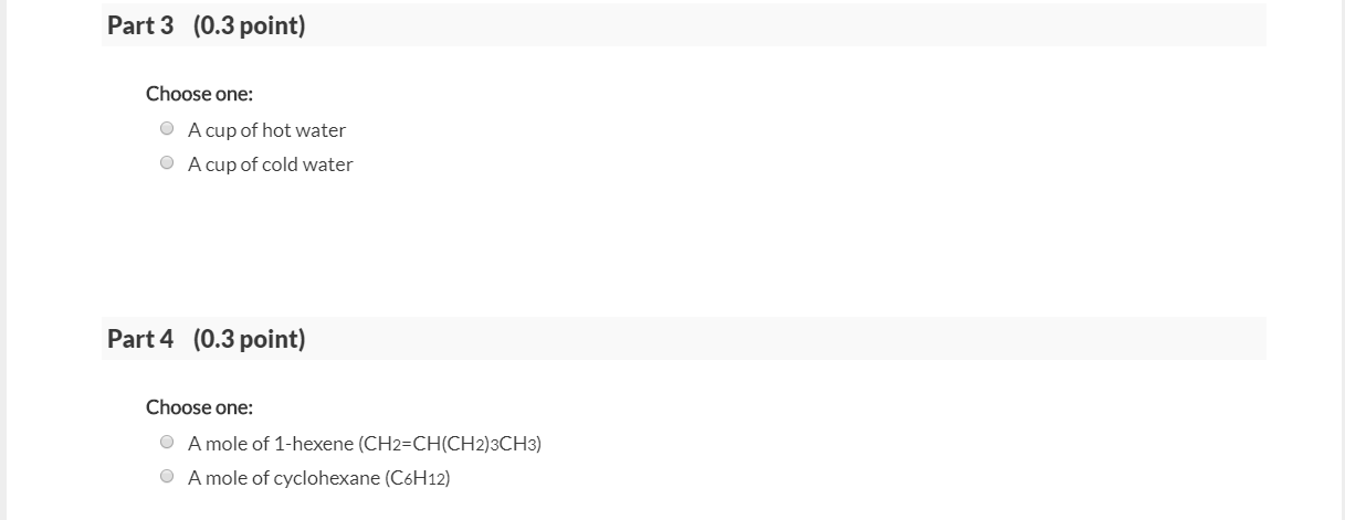 Solved e See page 842 08 Question (1 point) In each of the | Chegg.com