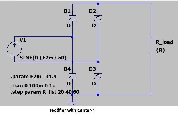 rectitier with center-1 rectifier with | Chegg.com
