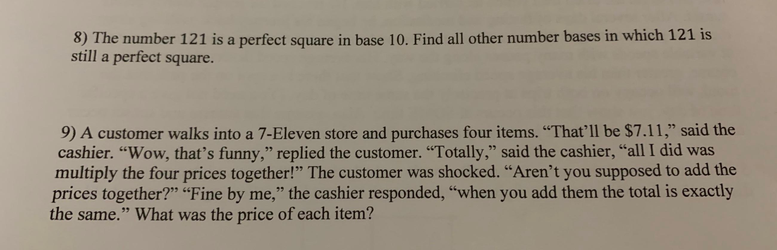 what is the perfect square number of 121