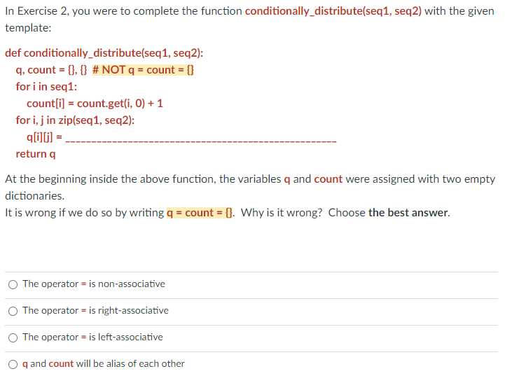 Solved Python Question In Exercise 2, you were to complete | Chegg.com