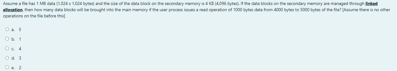 Solved Operations On The File Before This] A. 5 B. 1 C. 4 D. | Chegg.com