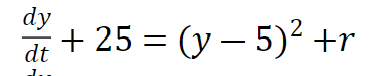 Solved Create an autonomous derivative graph for when r = | Chegg.com