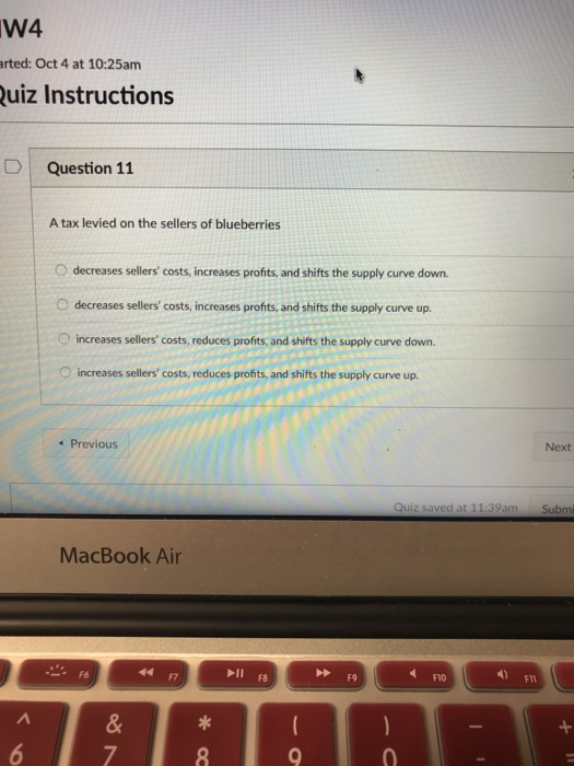 Solved W4 arted: Oct 4 at 10:25am uiz Instructions Question | Chegg.com