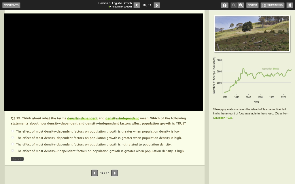 Solved q3 19 think about what the terms density dependent chegg