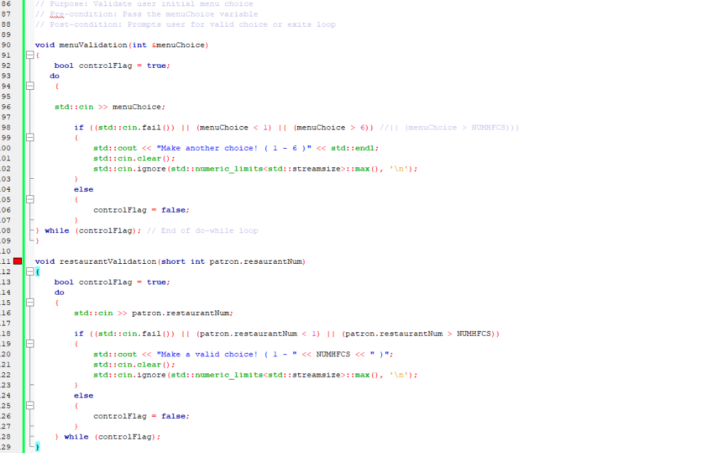 C++ Program Help There is an error in my code | Chegg.com