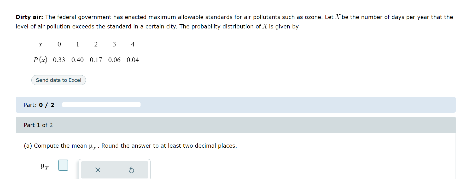 Solved Dirty Air: The Federal Government Has Enacted Maximum | Chegg.com