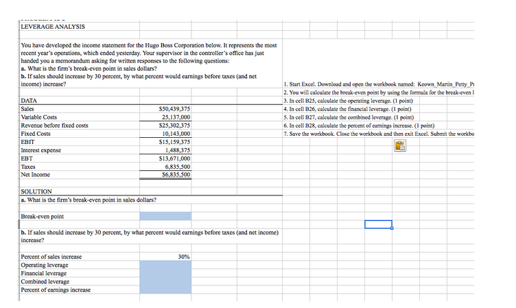 Solved Needs to show how it is calculated for excel for | Chegg.com