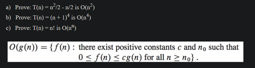 Solved (Proofs Discrete Math, BigO) I need help with | Chegg.com