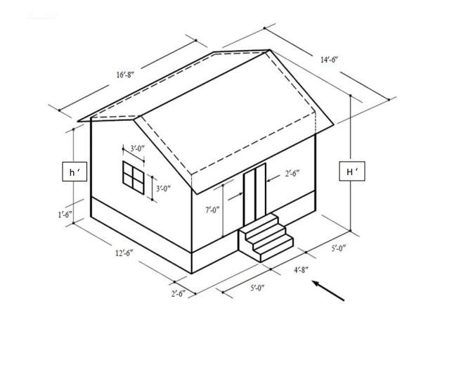 simple building sketch