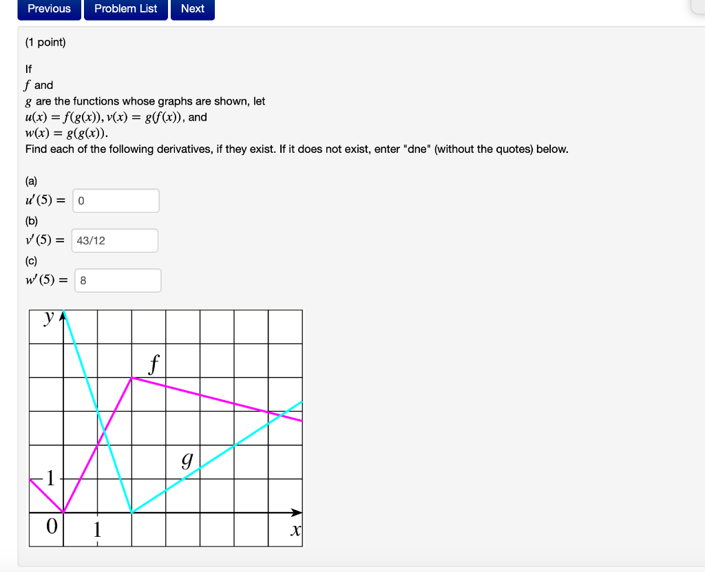 Solved If Ff And Gg Are The Functions Whose Graphs Are Sh Chegg Com