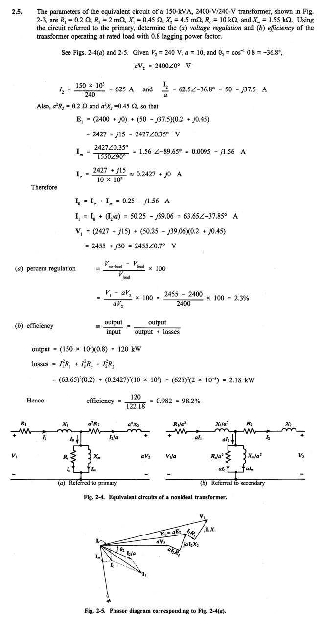 Solved 2.5. The parameters of the equivalent circuit of a | Chegg.com