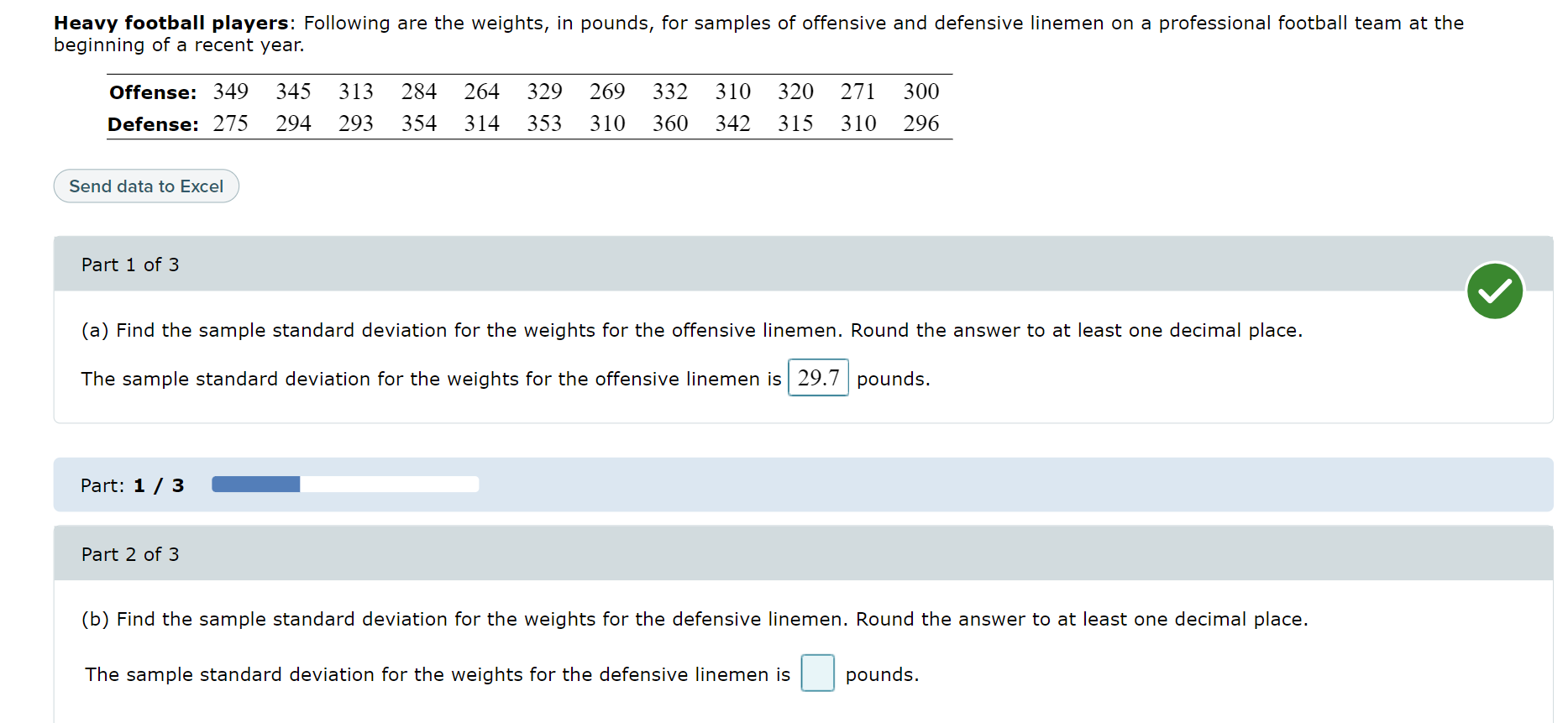 Solved (a) Find The Sample Standard Deviation For The | Chegg.com