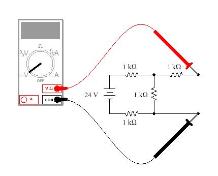 Solved In the circuit shown in the figure below, a voltmeter | Chegg.com