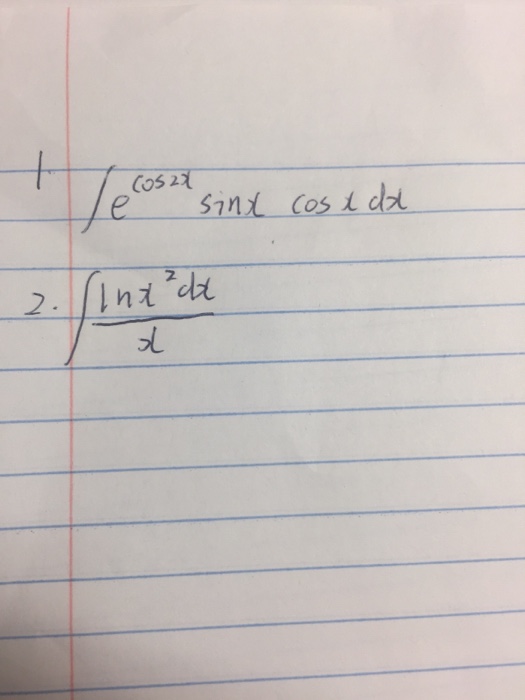 what is the integral of cos 2x e sin 2x dx