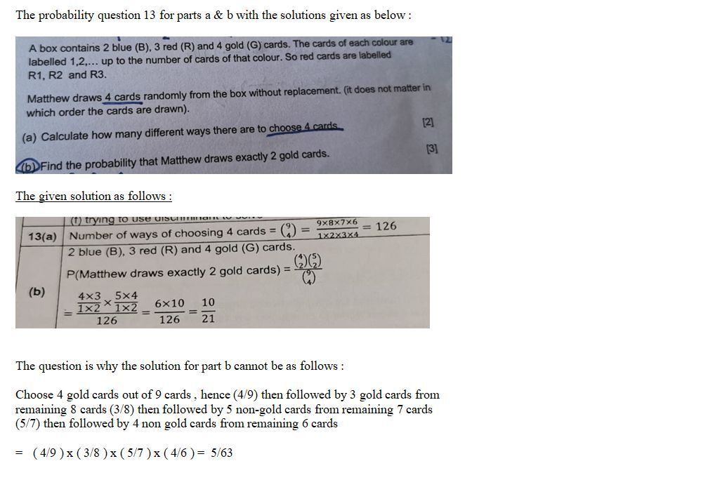 Solved The Probability Question 13 For Parts A & B With The | Chegg.com